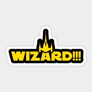 Wizard Starfighter Sticker